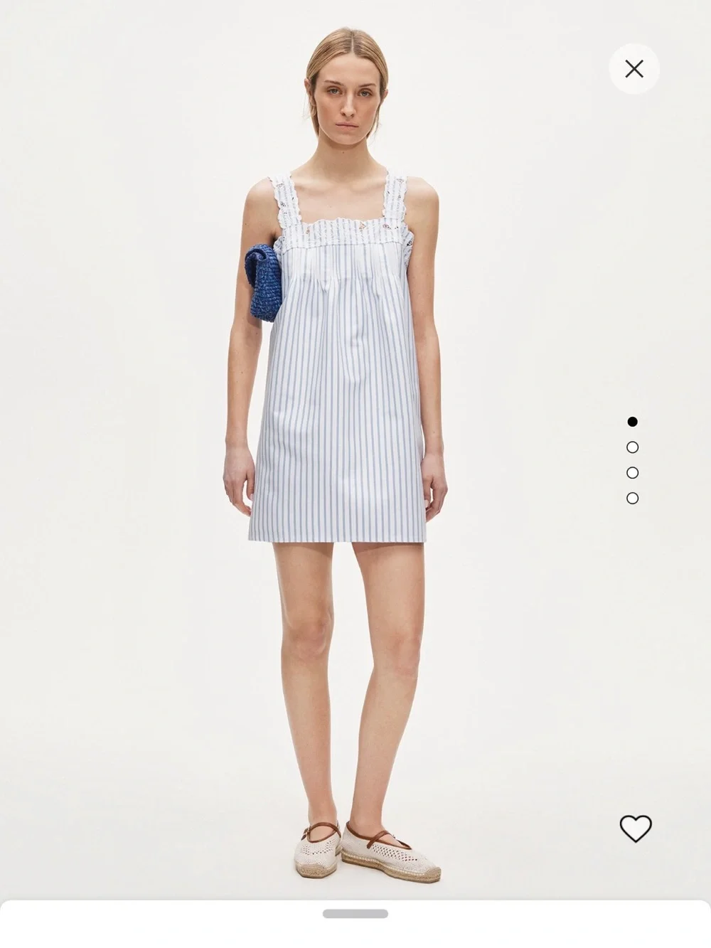 J Crew Ondine Striped Mini Dress Size Small